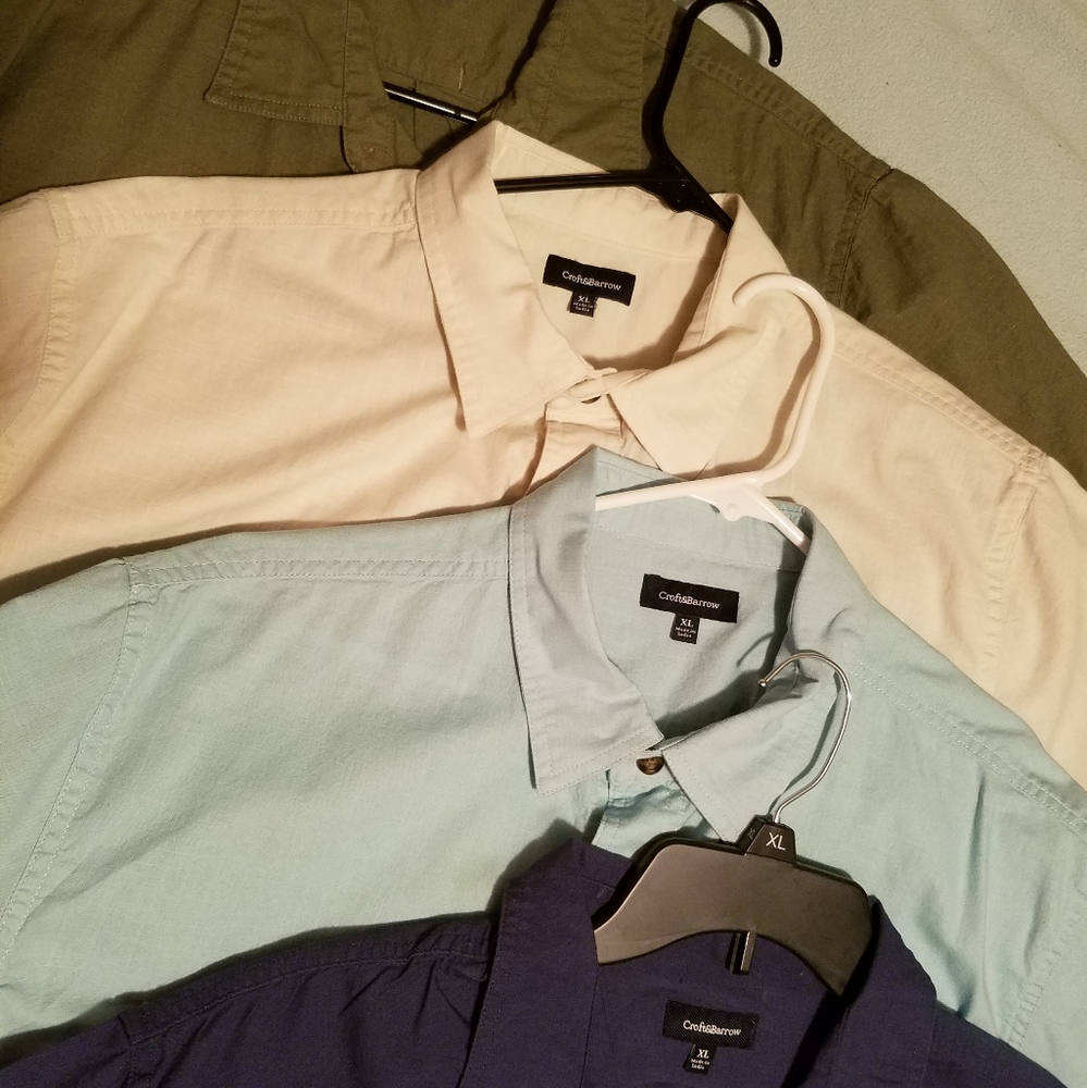 Croft& Barrow  Cotton shirts- Lot of 4